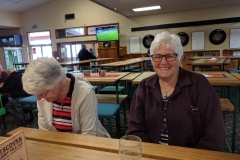 Kath Eddy and Jan Soanes having a laugh